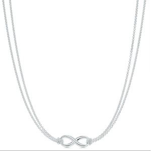 Tiffany & Co. Sterling Silver Infinity Necklace
